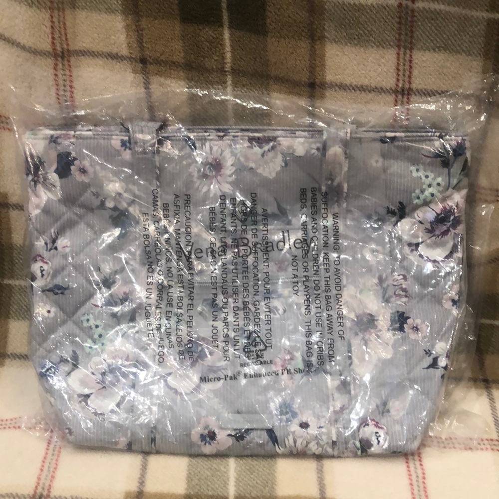 Vera Bradley Park Stripe, Iconic Small Tote